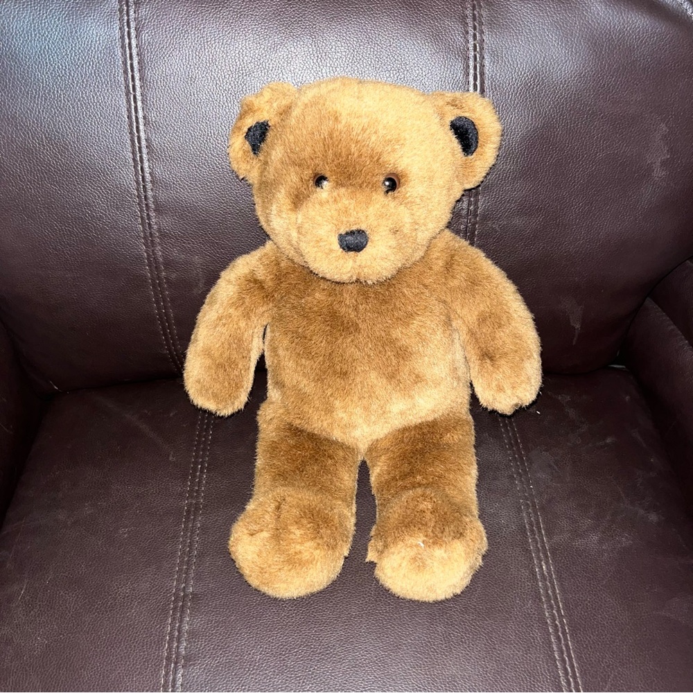 RARE VINTAGE Build A Bear Brown Teddy Bear Plush Stuffed Animal 14" Tall HTF